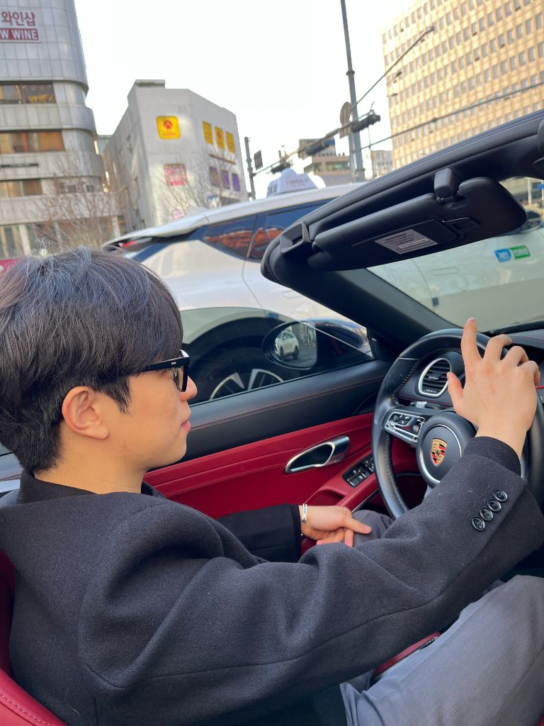 포르쉐 컨버터블 · 첫 드라이브